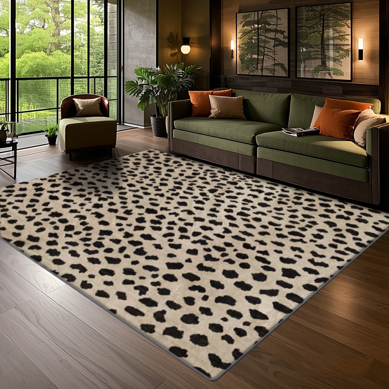 ティムページ retro area rug sold on Temu United States