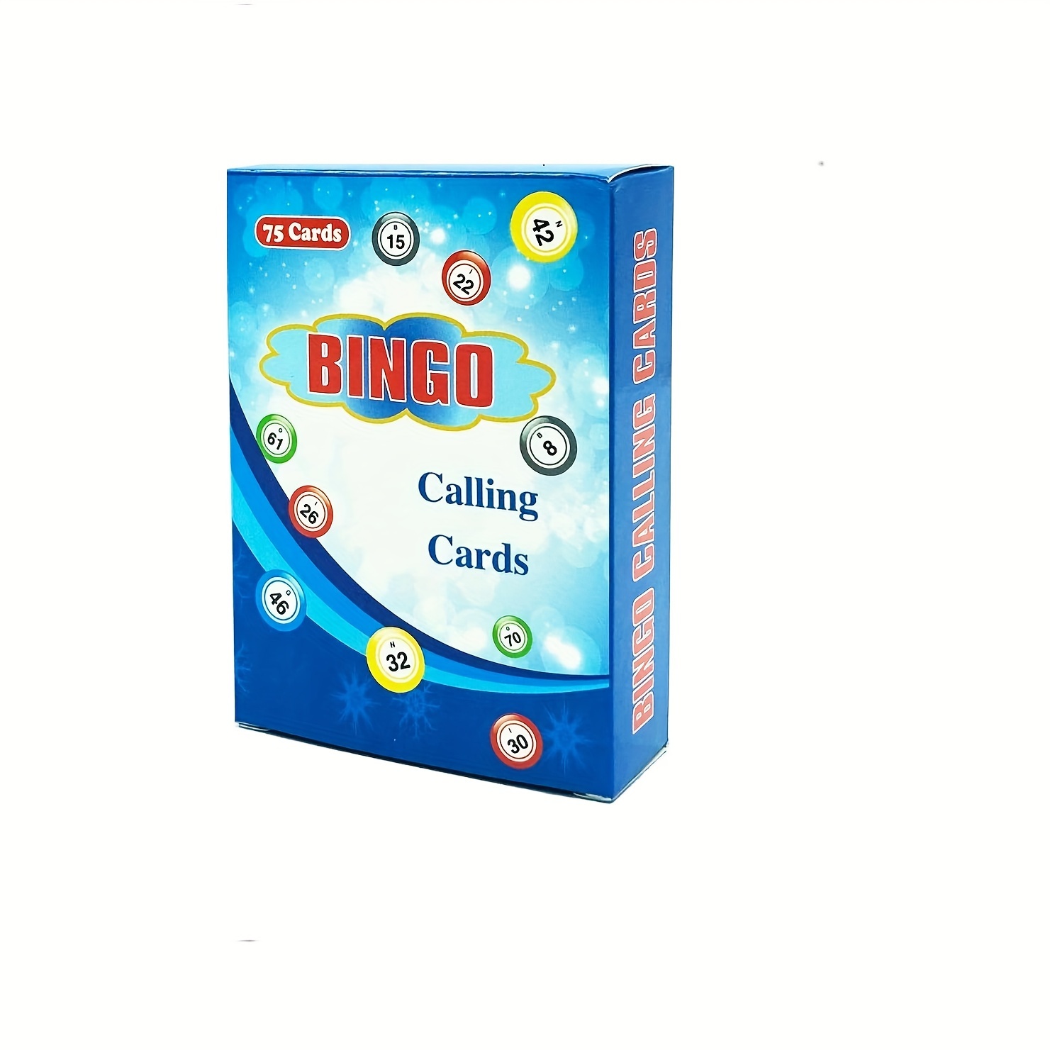 

Bingo Calling Cards Deck - 75 Cards & 2 Cards, Cardboard Material, Ideal For Parties, Family & Group Activities, Suitable For 14+ (pack Of 77)