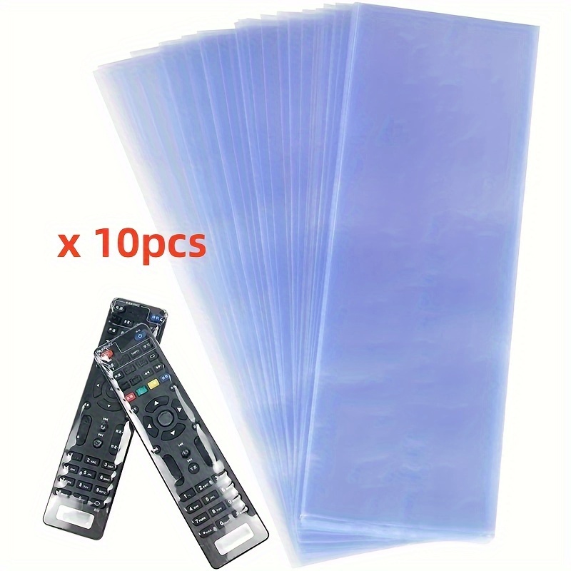 

de 10 sacs en film rétractable transparent, en polymère réfléchissant, housses de protection anti-poussière pour téléviseur, climatiseur, télécommandes, film plastique transparent.