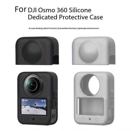 Protective Case for 360 Panoramic Camera, Full Coverage Shockproof Lens Cap and (Camera Not Included), Outdoor Filming, Travel Camera Gear, Cover, Sleek Protector, , Cover, Camera Accessory, Shockproof Cover, Travel Enthusiasts,