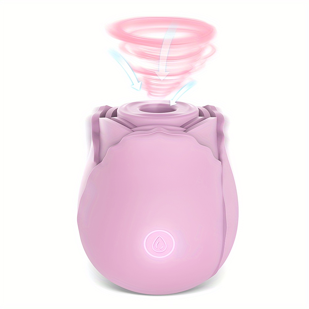 rose suck toy The Rose Clitoral Pressure Wave Stimulator By Pleasure Engine