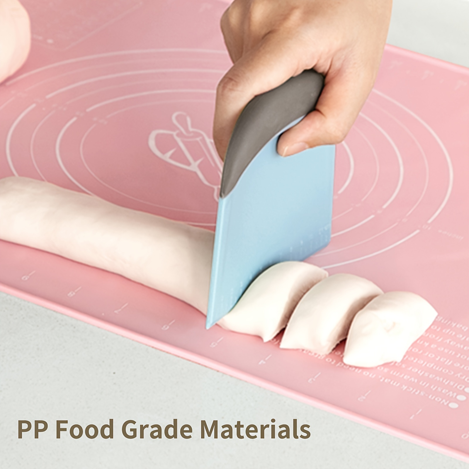 Plastic Dough Cutter with Soft Handle for Kitchen Use