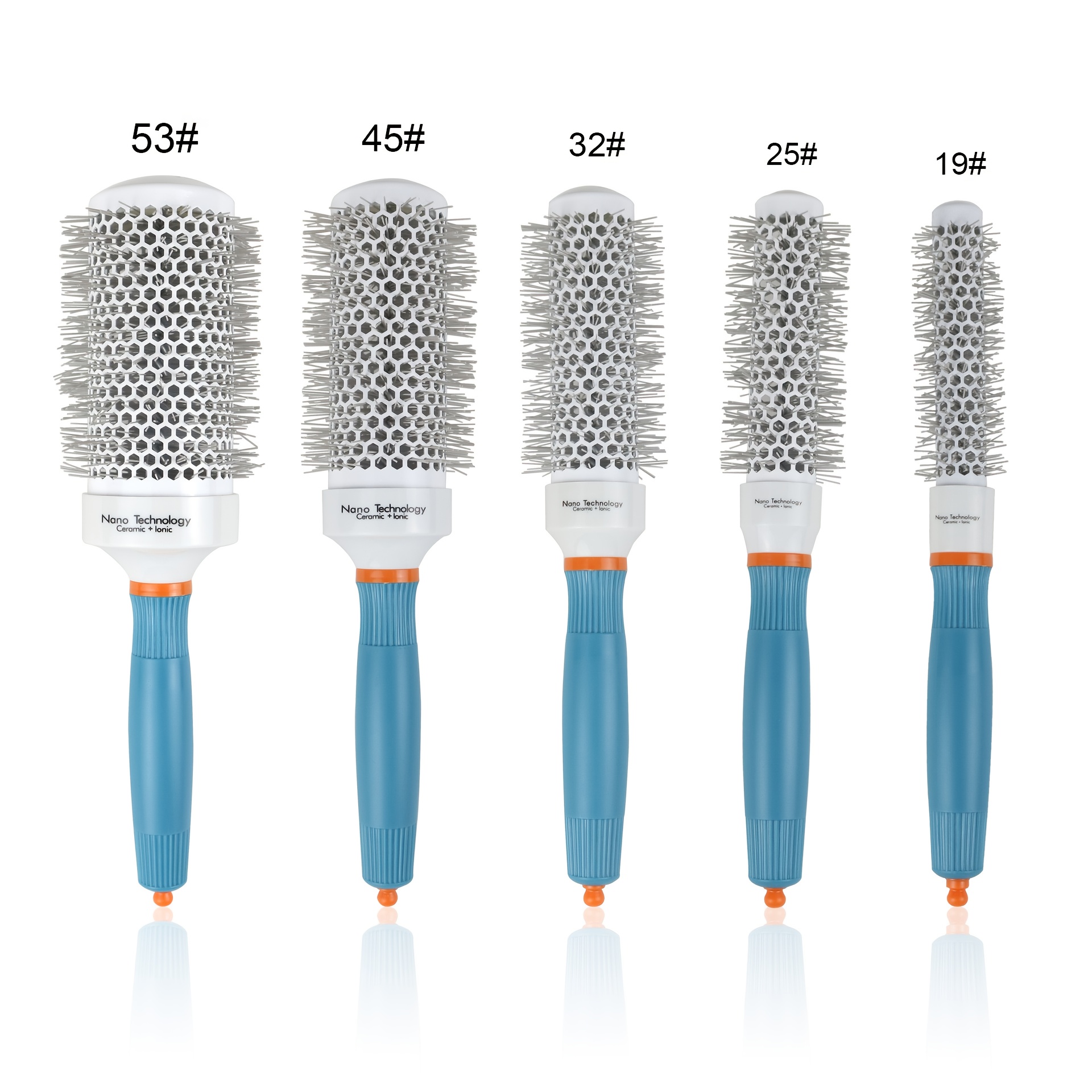 E-shop 5-teiliges Rundbürsten-Set für - Präzises Hitzestyling Salon-Blowout - Leichte Rundhaarbürste