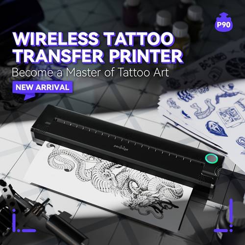 tattoo drucker wireless mini tattootransfer printer no ink required portable and compatible with smartphones and pc terminals and carry ideal for and enthusiasts thermodrucker tattoo