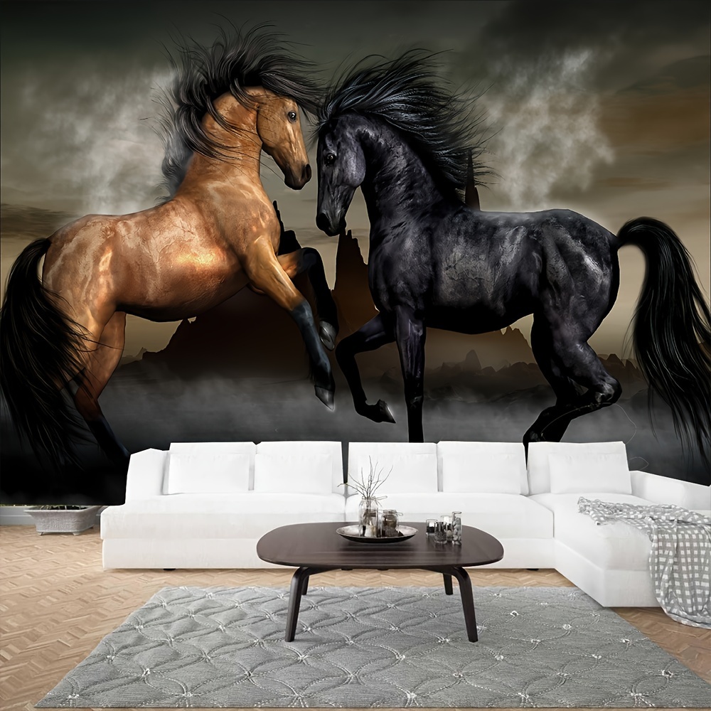 

1pc Horses Pattern Tapestry, Polyester Tapestry, Wall Hanging For Living Room Bedroom Office, Home Decor Room Decor Party Decor, With Free Installation Package