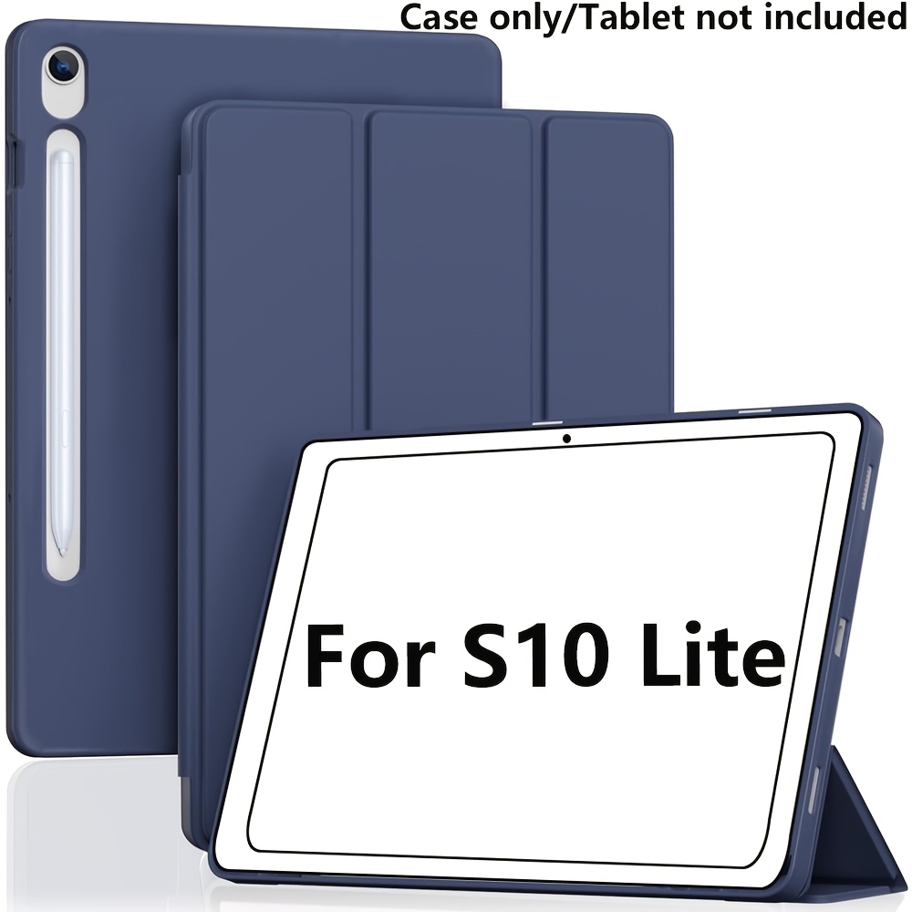 Za for Samsung Tablet S10 Lite 2025/S10 FE/S9 FE/S9 Ohišje s pametnim pokrovom (samodejno prebujanje/spanje) č Trifold stojalo in držalo za