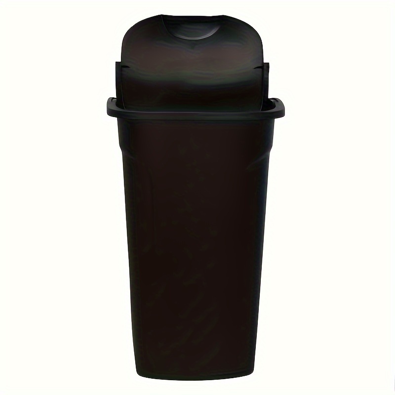 

1pc 11 Gallon Plastic Trash Can With Lid, Home Kitchen Trash Bin Organizer, Household Oversized Trash Can, For Home Kitchen Living Room