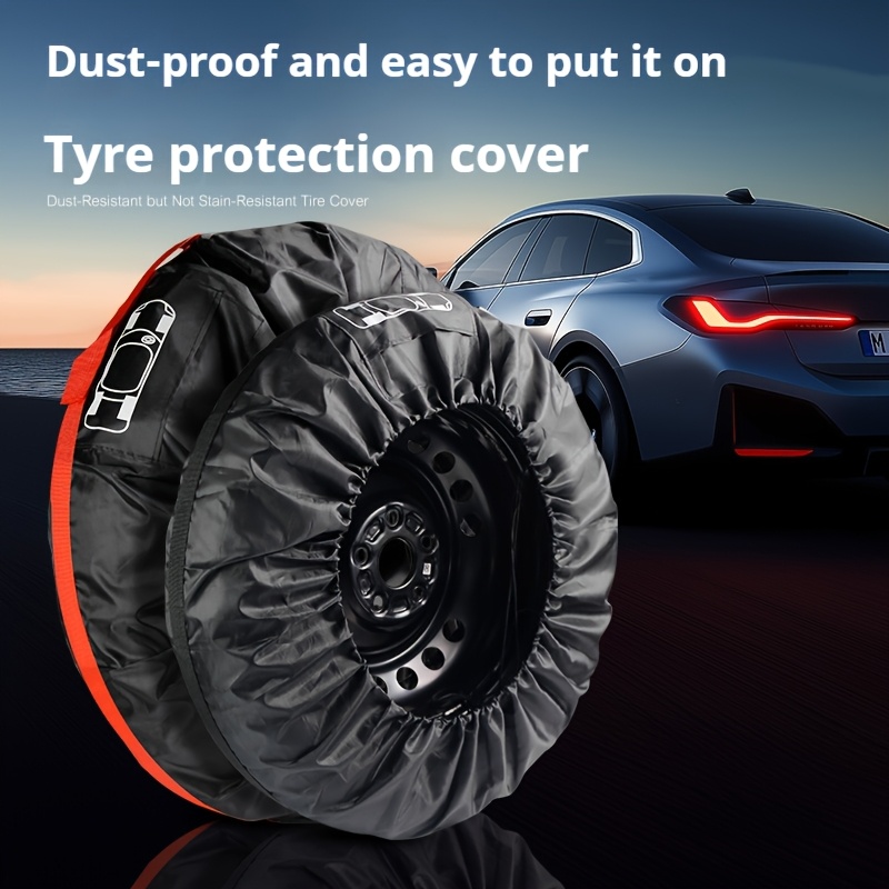 

1pc Car Tire Cover Tire Bag Spare Tire Cover - Wheel Protective Cover Sun Protection Dustproof Cold Protection Tire Cover