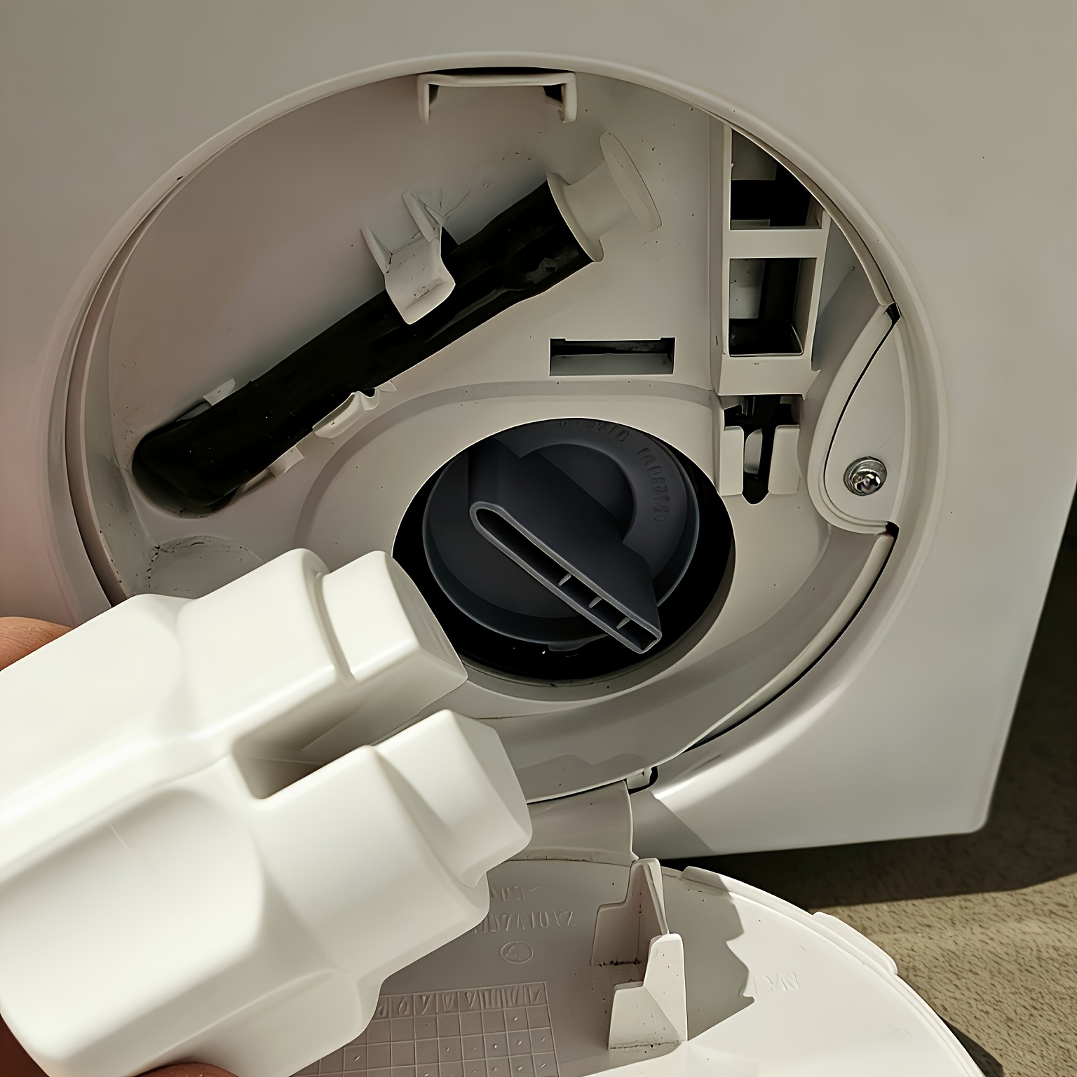 Image of 1pc Washing Machine Drain Pump Filter Cover Opening Tool, Easy Lid Opening Wrench, Ergonomic Handle