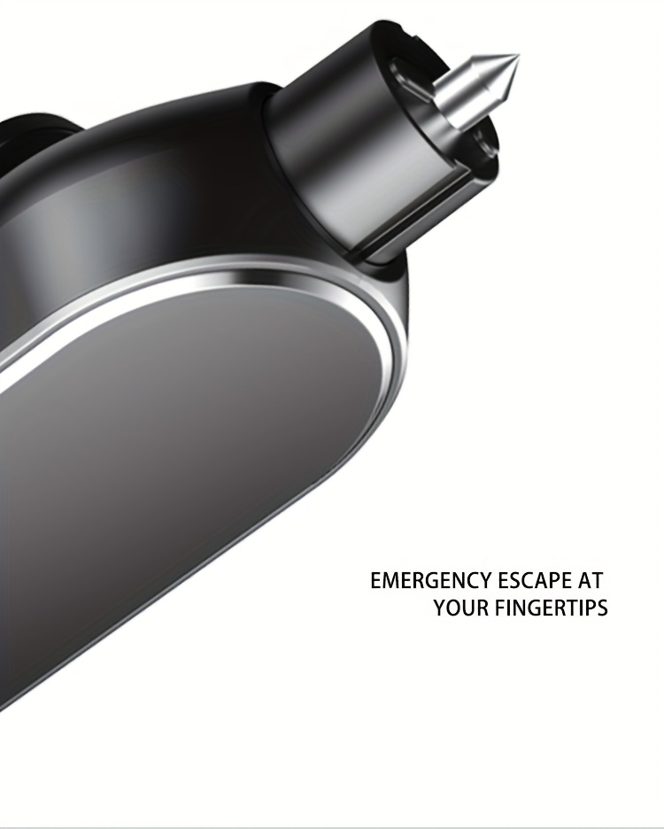 a two in one emergency escape tool this safety hammer   conveniently attached to a makeup   and is designed for quick escape featuring a   breaker for vehicles Product details 7