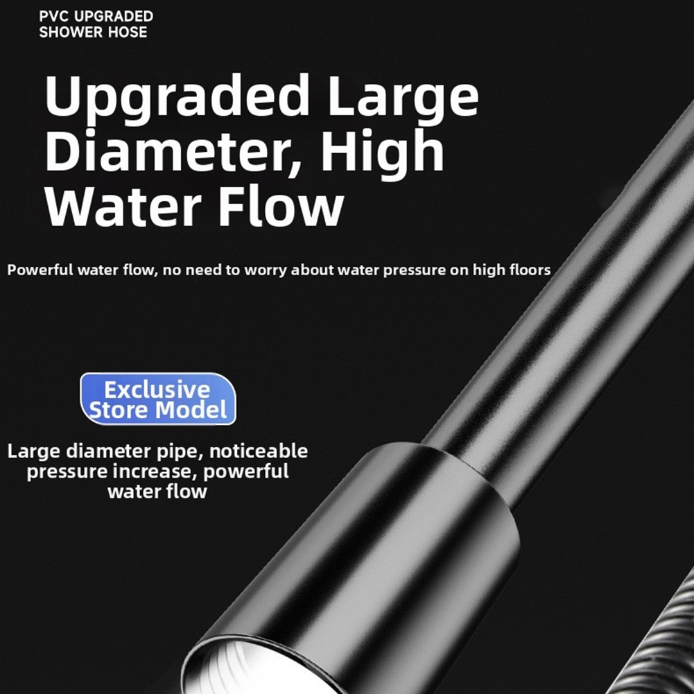 PVC Shower Hose, 1.5 Meters with GI2 Connector