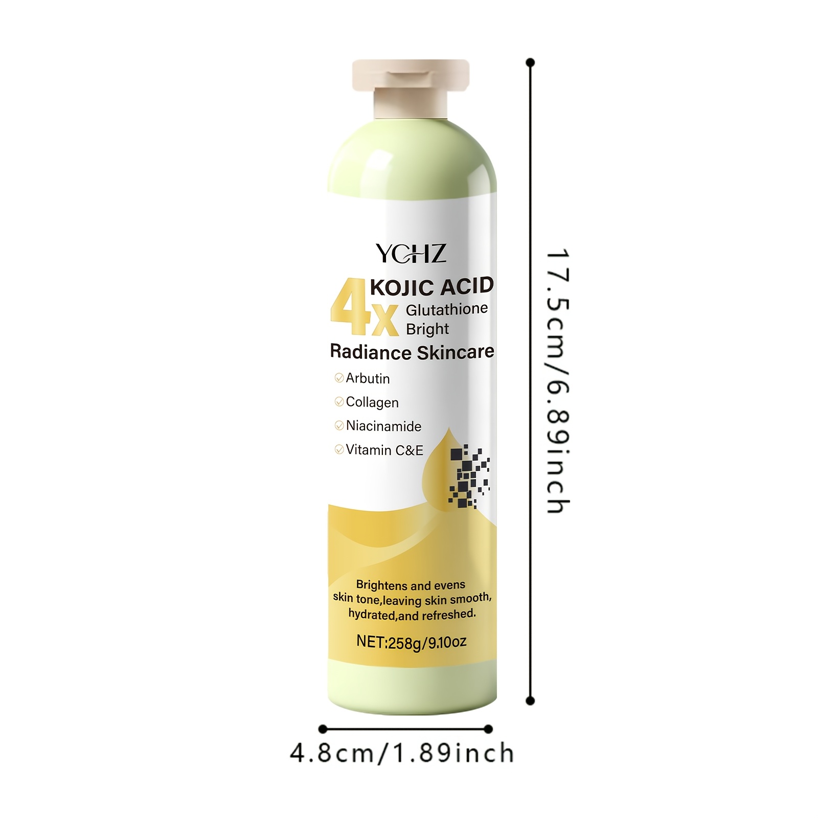 258g glutathione kojic acid moisturizing cream brightens