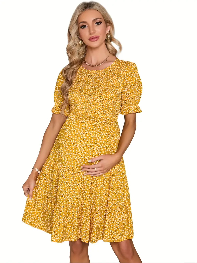 womens short sleeve round neck polka maternity dress belly - Temu womens short sleeve round neck polka maternity dress belly - Temu