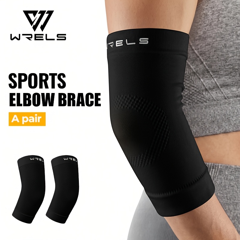 TEMU 1pc/2pcs, Wrels Outdoor Sports Elbow Sleeve, Lightweight And To Enhance Flexibility, Moisture-wicking And Elastic, Suitable For Outdoor Sports