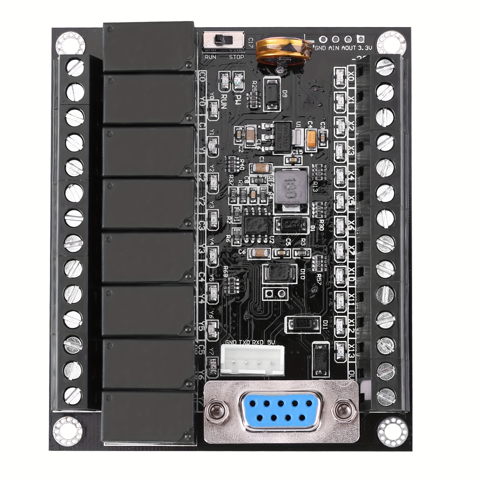 

Programmable Controller, Plc Regulator Dc 24v Fx1n-20mr Industrial Control Board