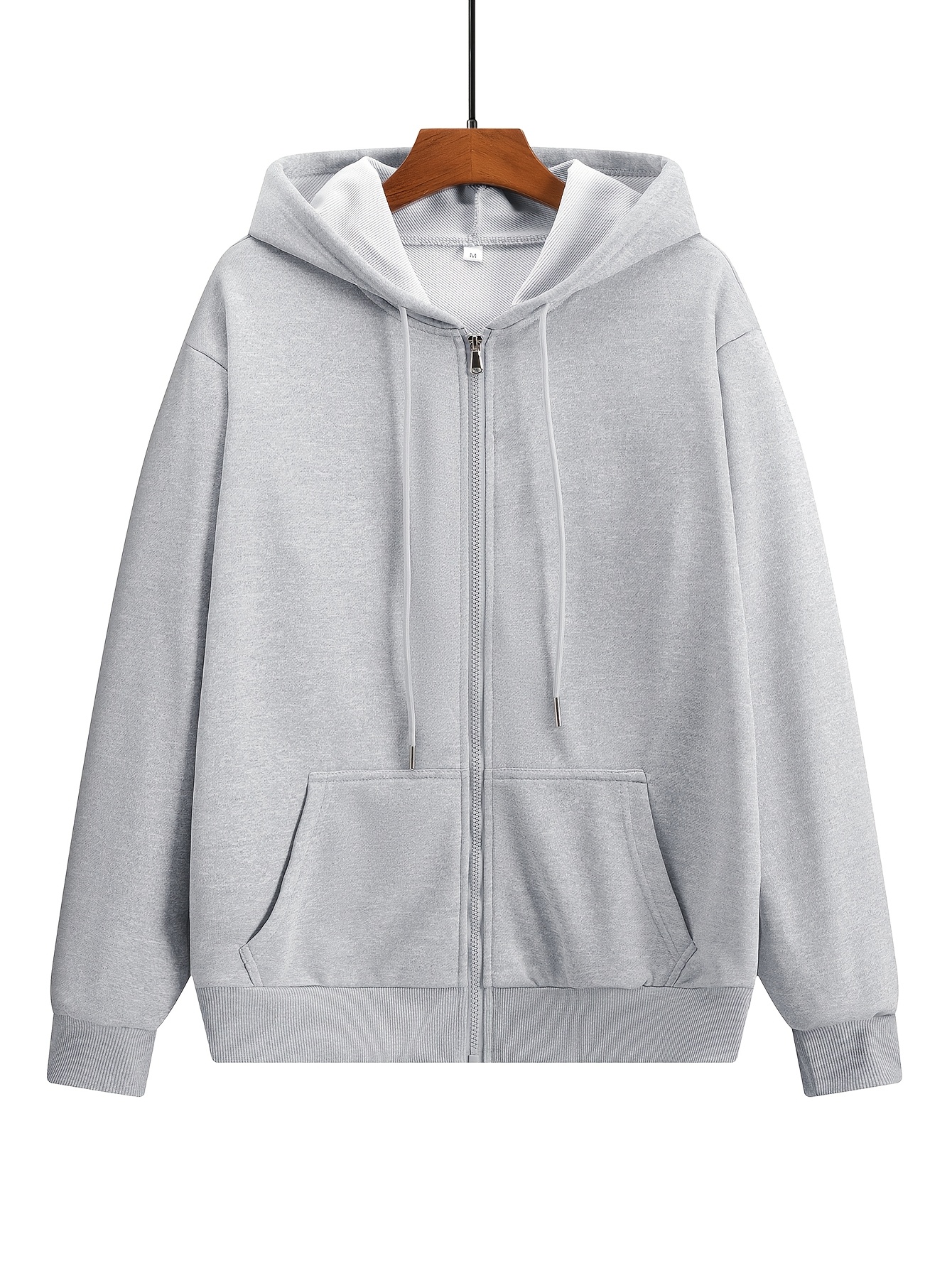 mens hoodies zip up sold on Temu United States