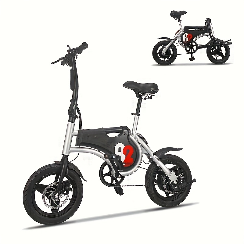 48v 10ah removable battery folding electric bike 350w motor 48v battery 14 inch tires portable commuter e bike for     long range lithium battery portable   durable frame led display
