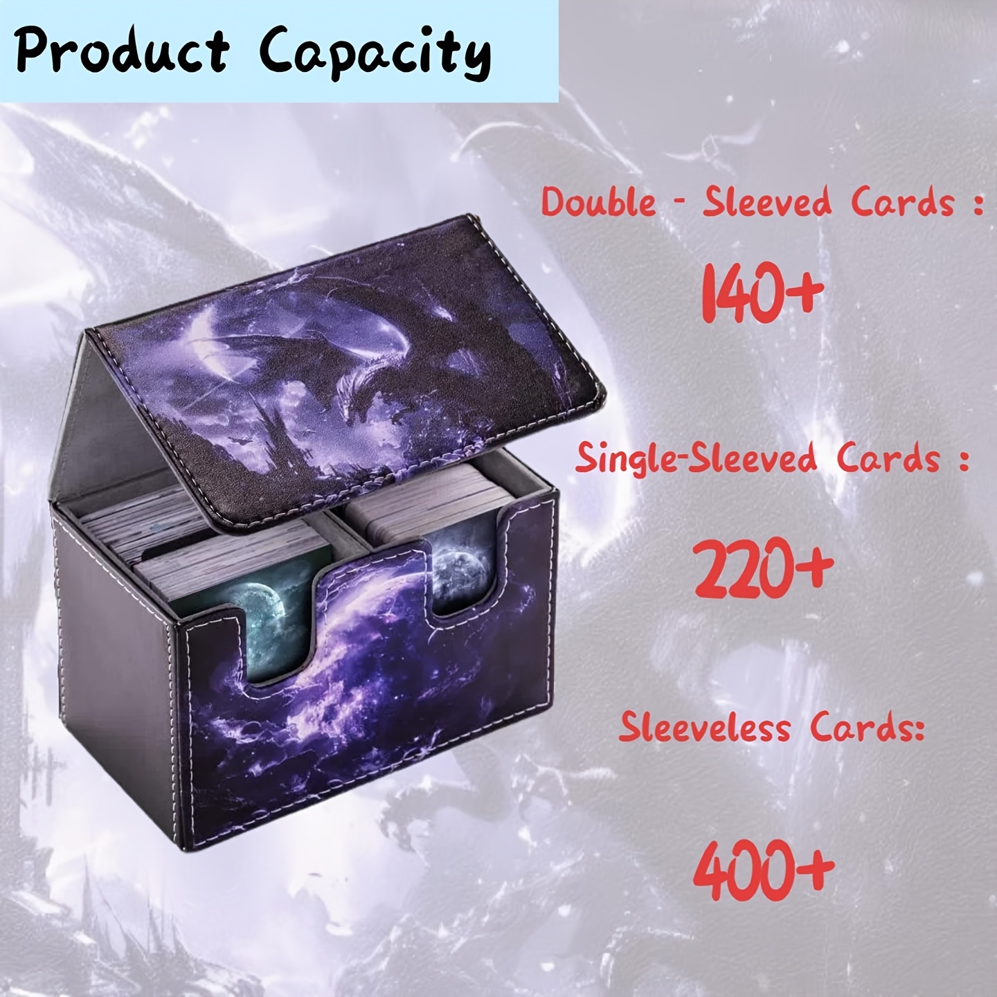 2 compartment advanced card box holds 220 cards - Temu Spain