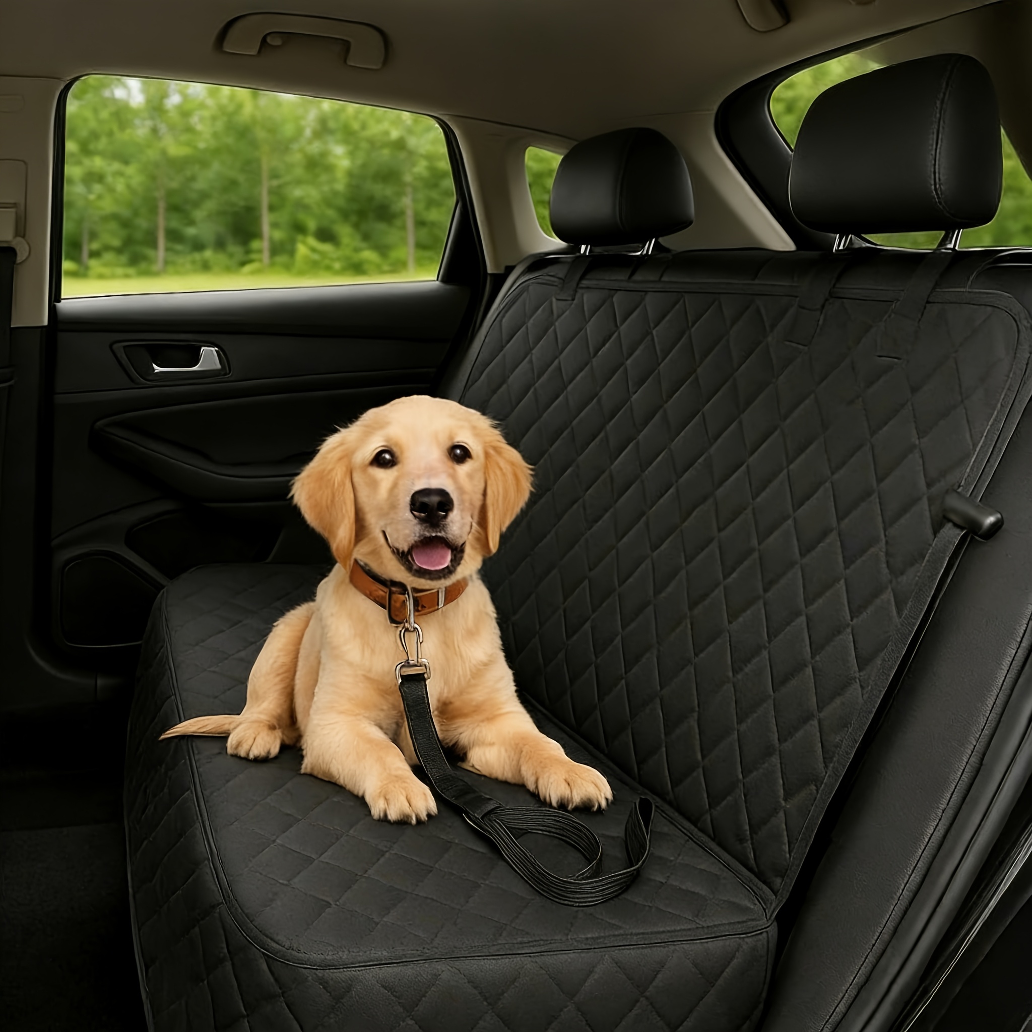 Dog Car Seat Cover, Suitable For Rear Seats - Washable Accessories, Suitable For Sedan, Truck, Suv, And Bench Seats - Suitable For Car Rear Hammocks For Small And Large Dogs