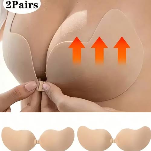 of invisible push up bra strips backless strapless seamless silicone covers for womens wedding lingerie