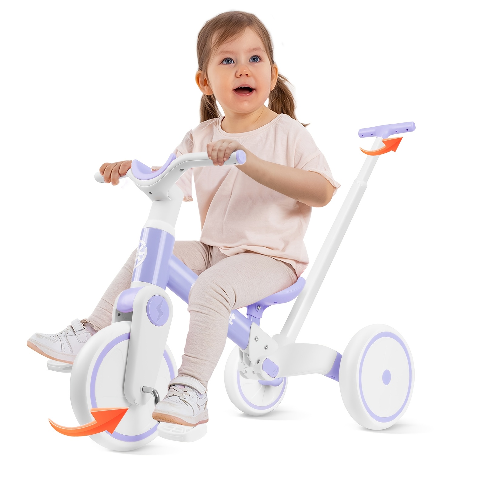 triciclo aluminio niños años pedales extraíbles Temu