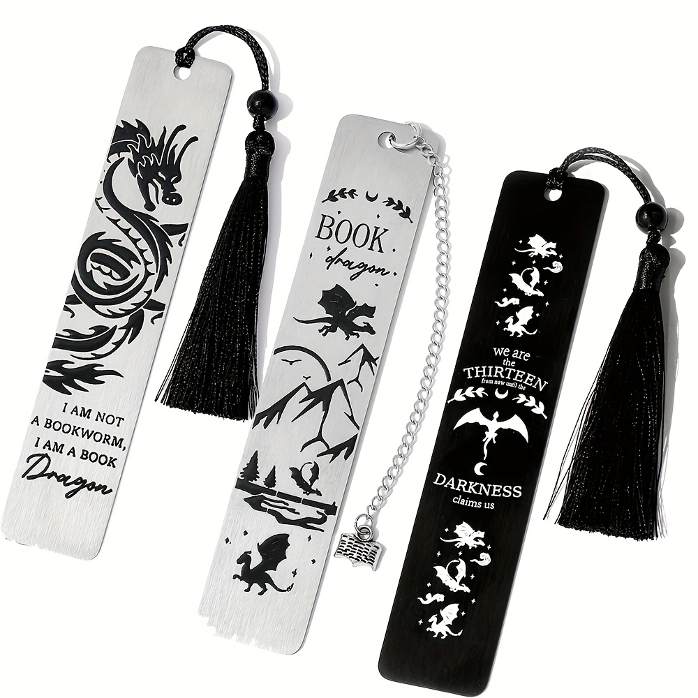 fourth wing bookmark sold on Temu United States