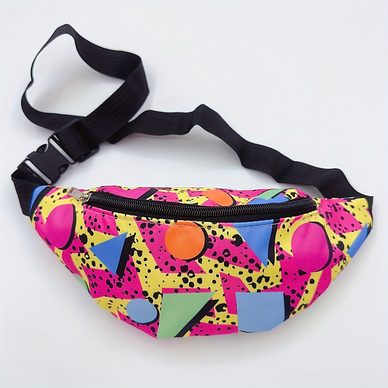 TEMU Riñonera para mujer, riñonera multifuncional minimalista de tela Oxford colorida con colores , bolsa de pecho para deportes al , bolso cruzado