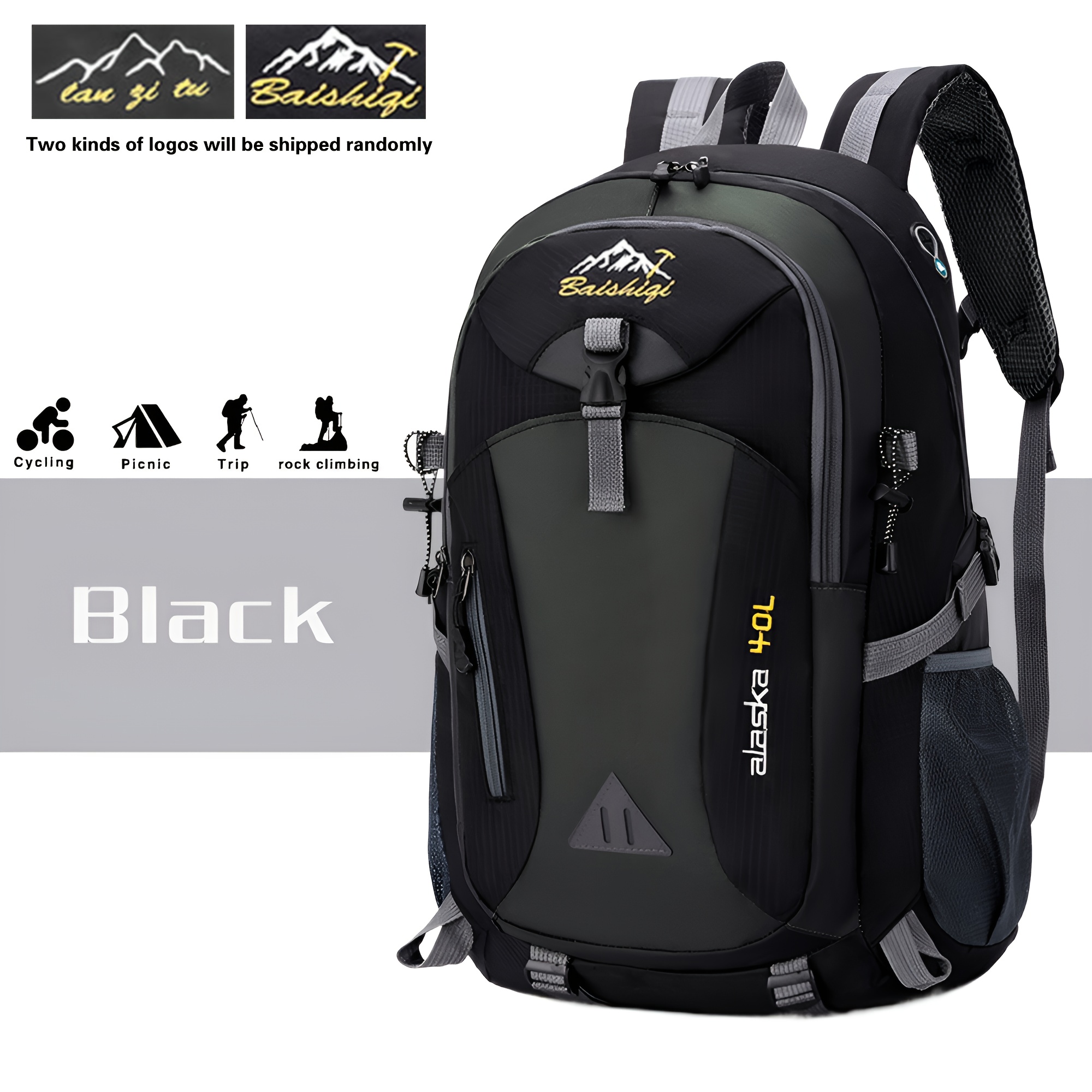 Mochila multifuncional de gran capacidad para exteriores, bolsa de montaña resistente y ligera, mochila para senderismo, bolsa deportiva para entrenamiento, bolsa de viaje elegante, bolsa ligera para ciclismo - Imagen 3