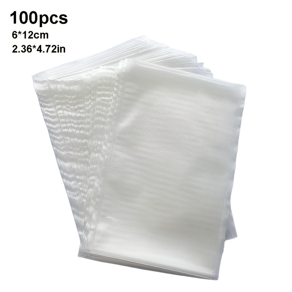 Jsfun 100pcs Pva Water Soluble Bag Fishing Bag Mesh Bag For Solid Baits Carp Fishing Equipment Tackle Kit