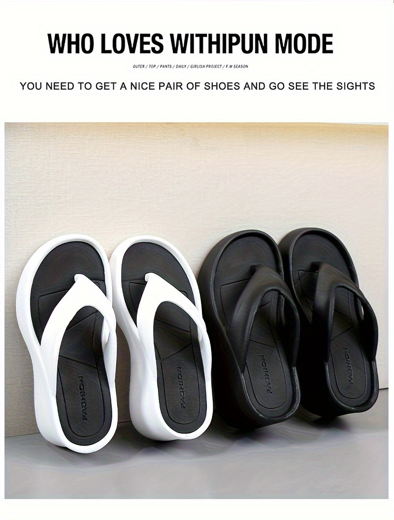 womens   flip flops with arch support casual slide sandals for indoor outdoor summer patio pool non slip eva sole Product details 3