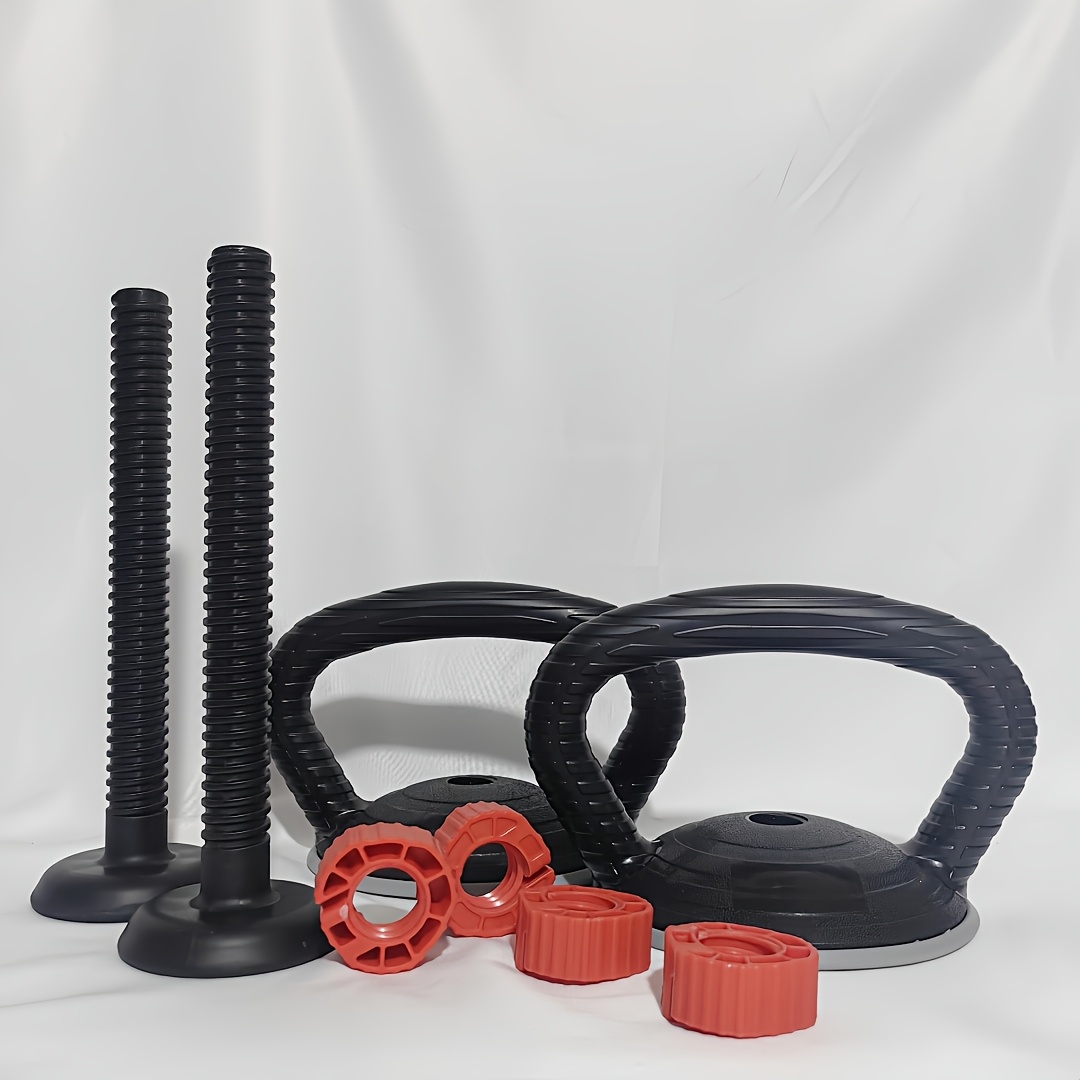 TEMU Kettlebell-handtag med halkfritt grepp | Multifunktionell kettlebell för mag- och höftträning, passform, blandfärgat PP-material