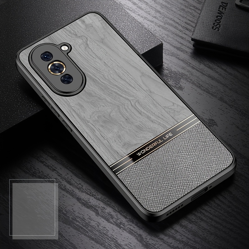 Ta nov telefon z lesenim vzorcem je bil zasnovan za Huawei Nova12/Nova12 Pro/Nova11/Nova11 Pro/Nova10/Nova10 Pro, omogoča udoben držaj,