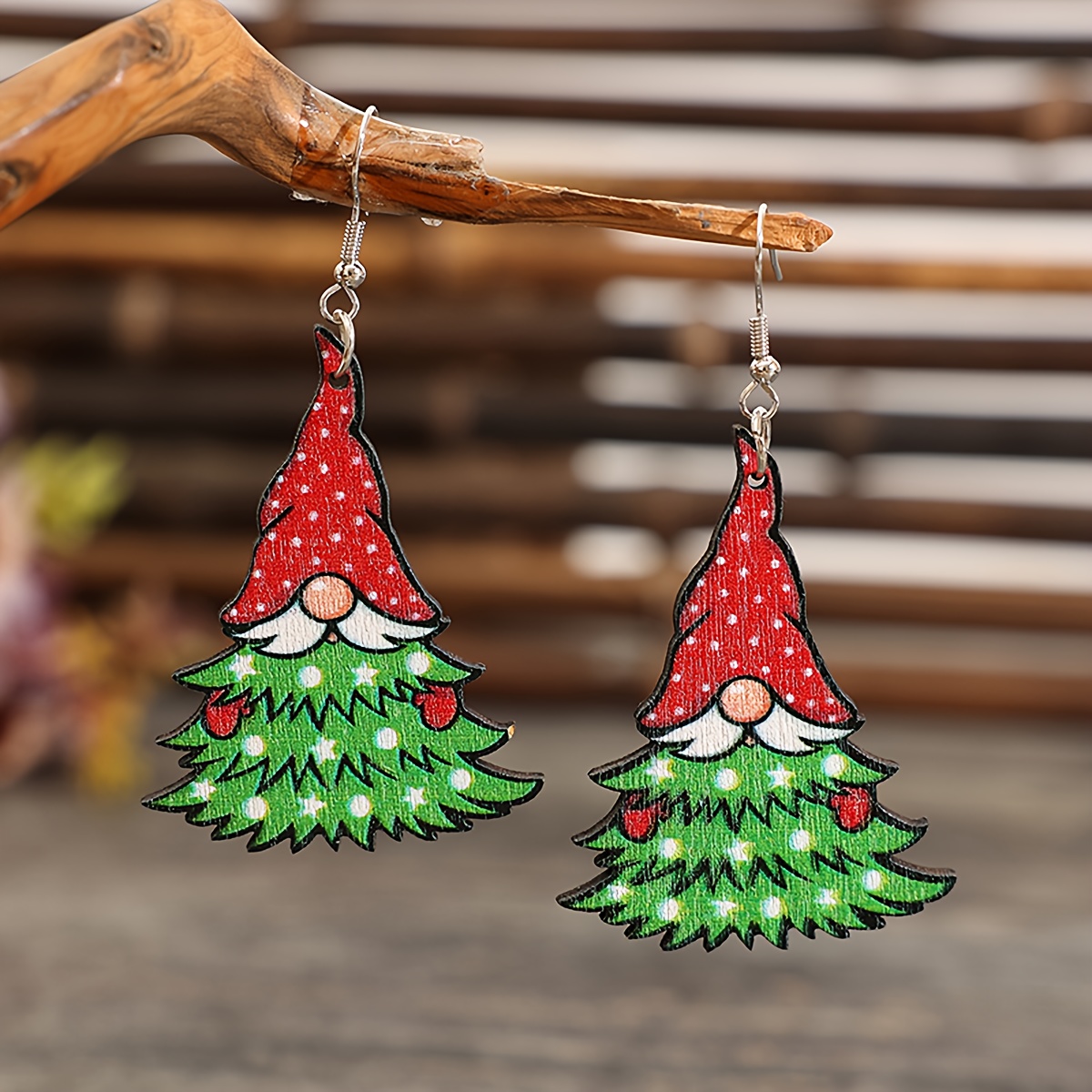 

& Christmas Tree Wooden - For Parties & , Red &