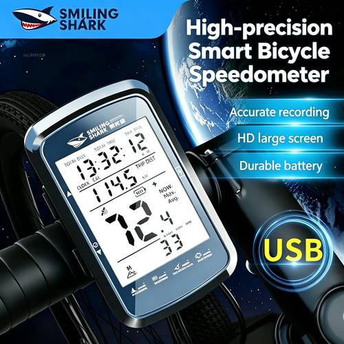 1pc rechargeable cyclometer bike odometer digital speedometer featuring 2 36 inch lcd screen high definition accurate counter lightweight code table for cycling riding biking