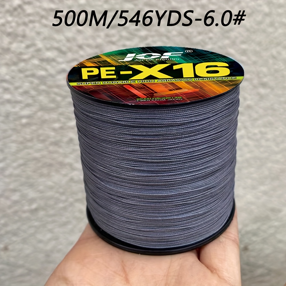x16 pe braided fishing line diameter 0 16mm 0 8mm 500m - Temu