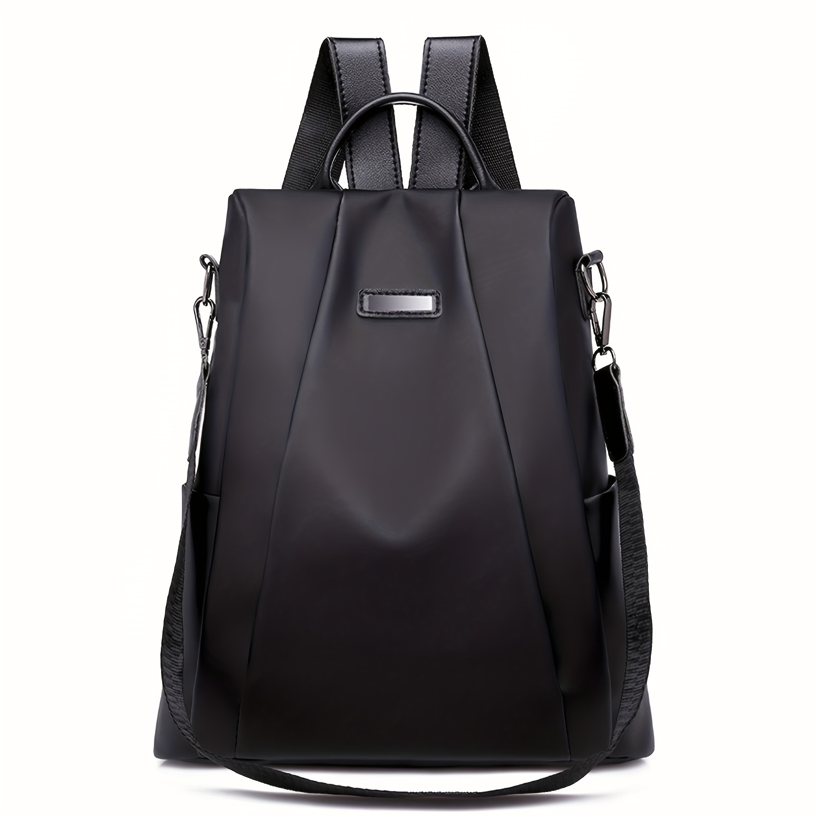 TEMU Oxford Cloth Anti-theft Backpack Back Hidden Zipper Design Women's Backpack Suitable For Daily Work Travel