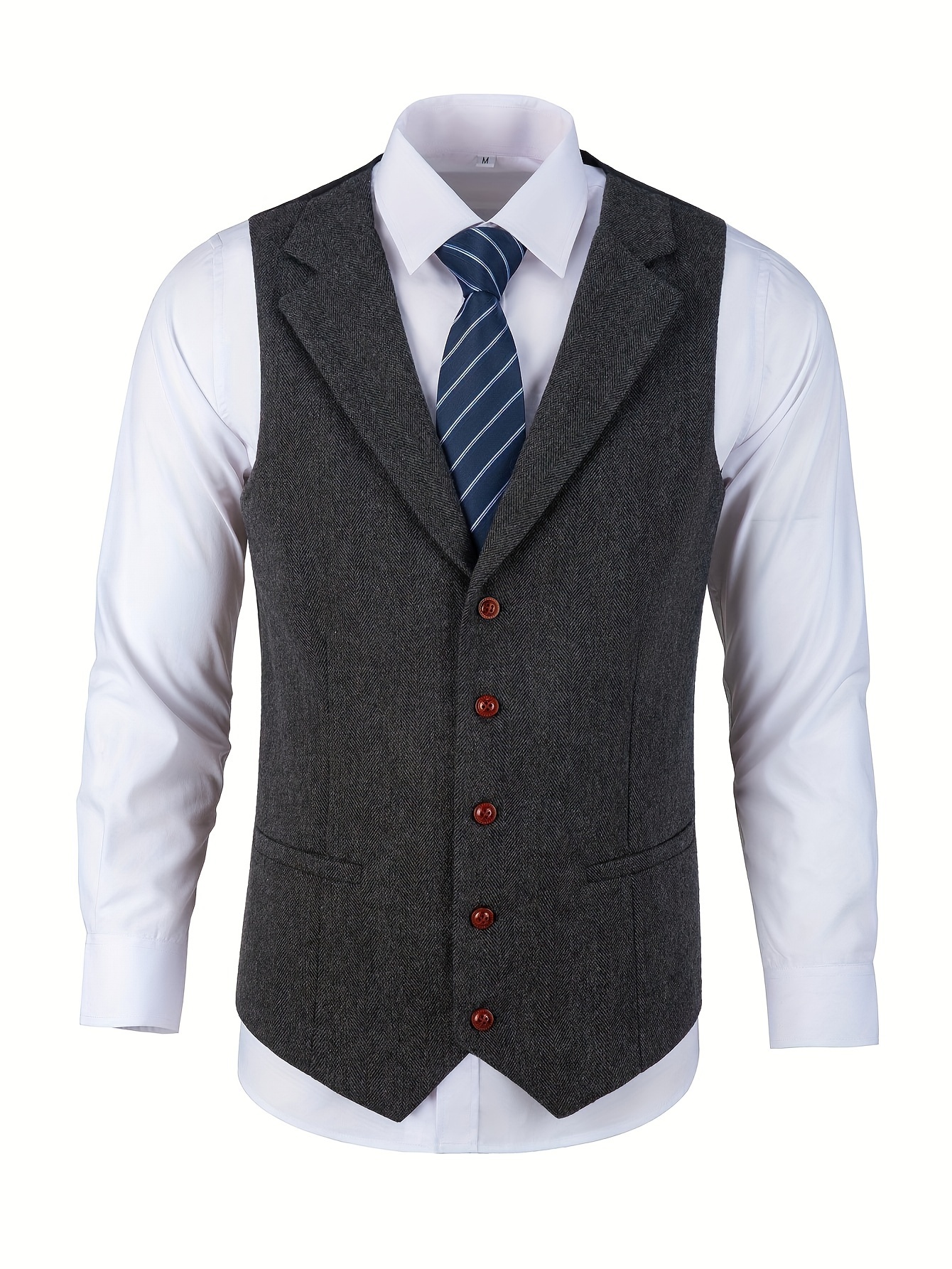 Grey dress vest on sale mens