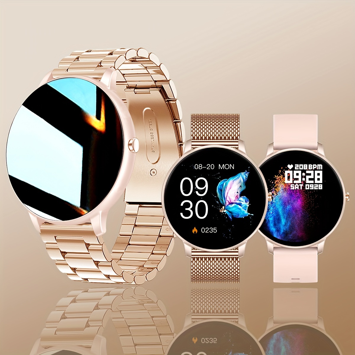 

New Fashion Women's Smart Watch 360*360 Hd Display Large Screen Wireless Phone Synchronous Wireless Connection For A Variety Of Sports Mode Smart Watch For Men And Women