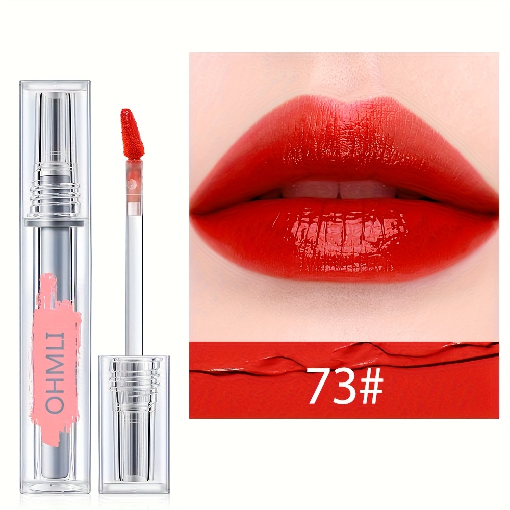 Image of Glossy Mirror Lip Gloss - Christmas Red, Long-lasting And Moisturizing, Smooth Application, Transfer-resistant, Suitable For Parties, , Cosplay, And As A Valentine's Day Gift