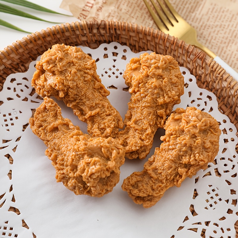 3 Pcs Chicken Leg Model Pendant Child Shaped Models Simulation Food