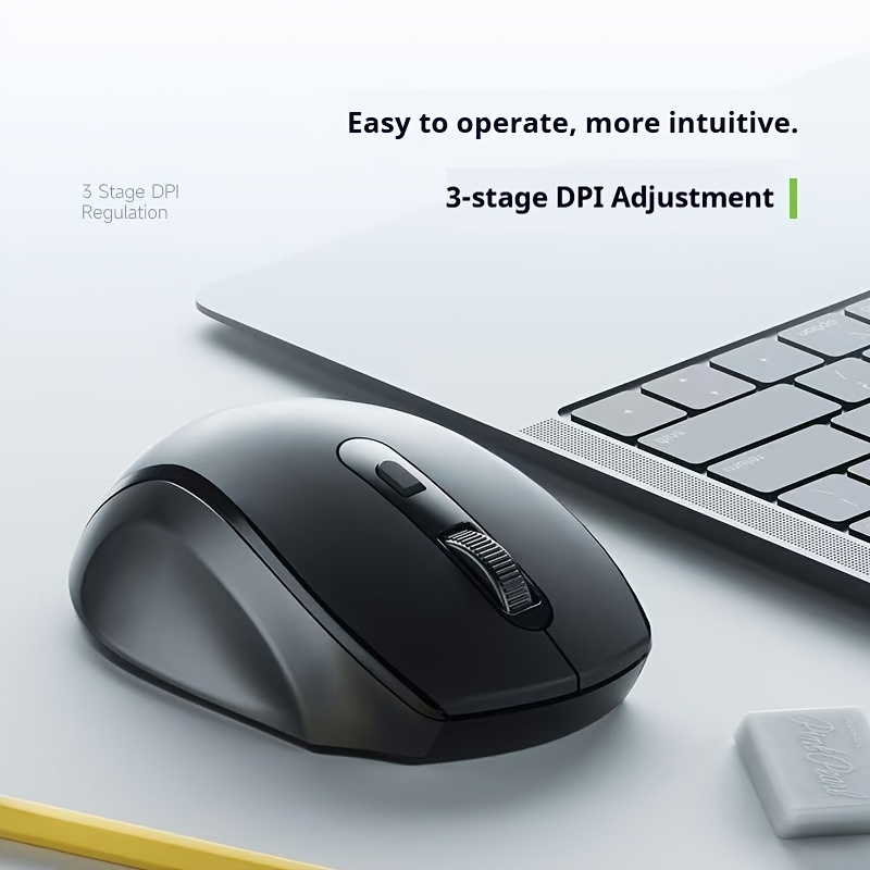 Acer Silent Mouse Universal Compatibility with Desktops Laptops for Office & Gaming Non-slip Side Grips with Natural Palm Support Fatigue-free Even During Extended Use3-stage DPI Adjustment for Effortless Control