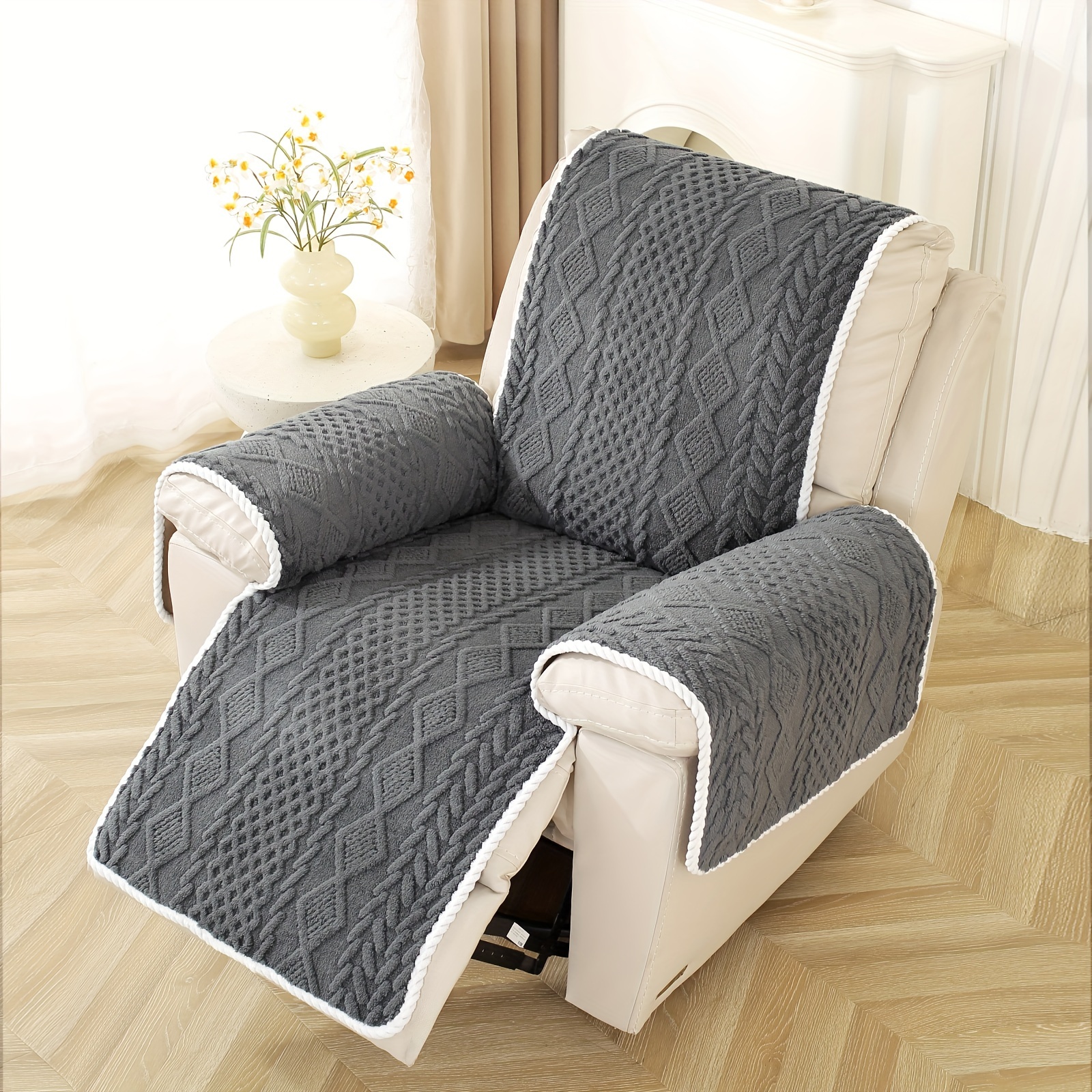 relaxsessel schonbezug shu velours sofa stuhlüberzug