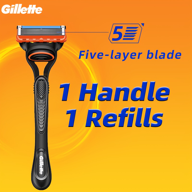 E-shop Gillette FUSION 5 Rasierer 1 Messerblock 1 Scherkopf Gillette Rasierer Manuell 5-Schichten-Klingen Rasierer Manuell