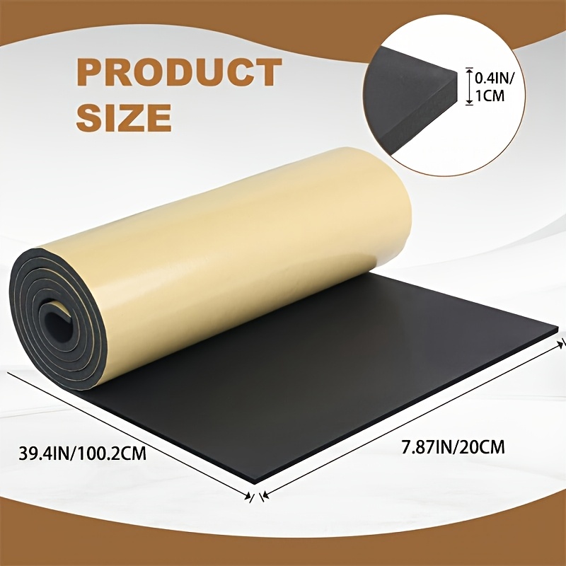 1 Roll Of Garage Wall Protection Foam, Self-adhesive Door Anti-collision Foam, Universal . Suitable For , Furniture, Tables And Chairs, Doors And Windows, And Auxiliary Protection