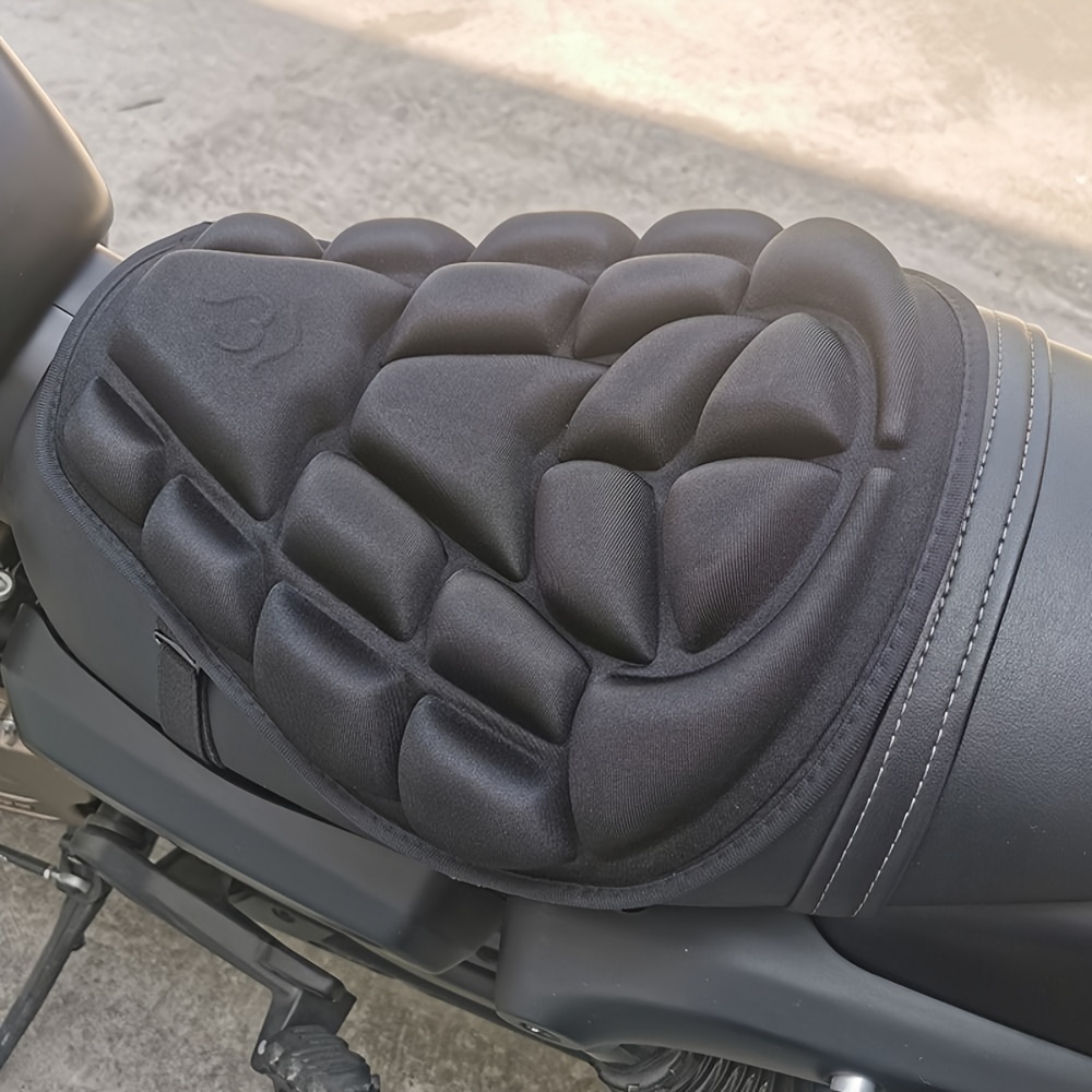 

Motorcycle 3d Comfort Seat Cushion Universal Anti Slip Shock Absorption Seat Motorbike Pillow Pad Cover
