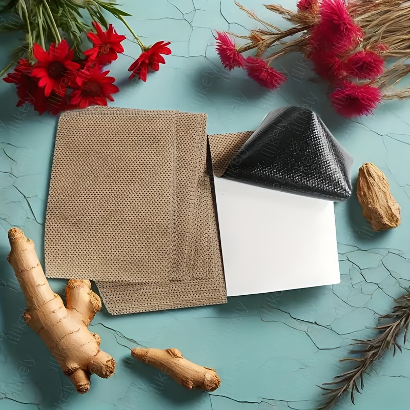100 Herbal Burdock Patch - & Muscle Support, Traditional Skeletal Design, Designed for Shoulder, Back, Knee, Lumbar, Enhanced EfficacyFor middle-aged and elderly men and women, Cultural Product, Light Beige Friendly Material