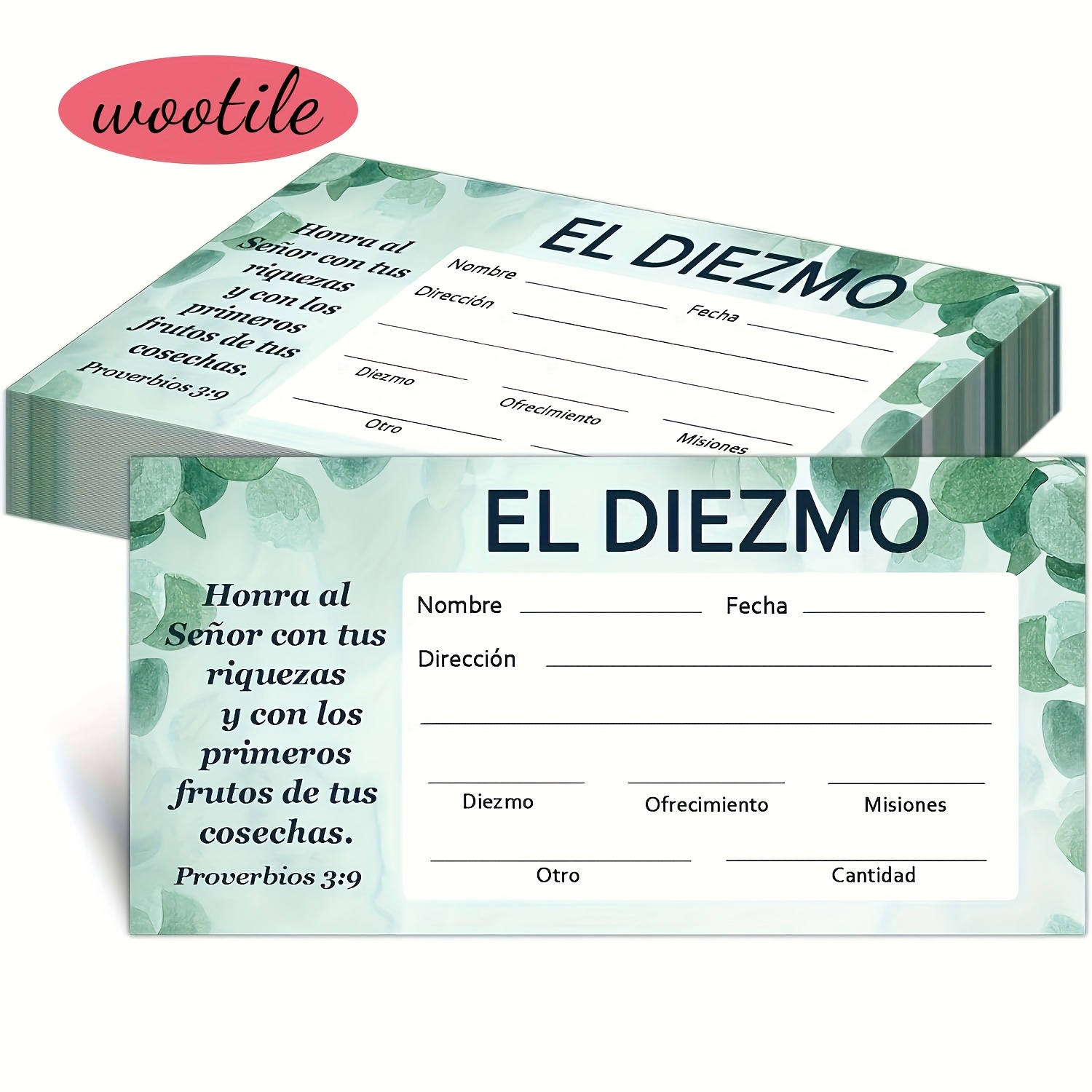 TEMU Sobres españoles para diezmos y ofrendas de la de 6.3 x 3.2 pulgadas, sobres de efectivo en español para diezmos y ofrendas, 50 unidades