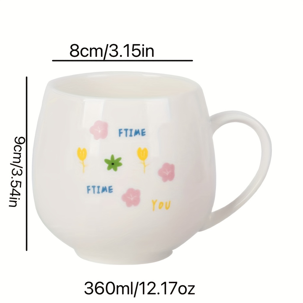 Ceramic Mug Gift Set With Rabbit Plush And Greeting Card Handwash