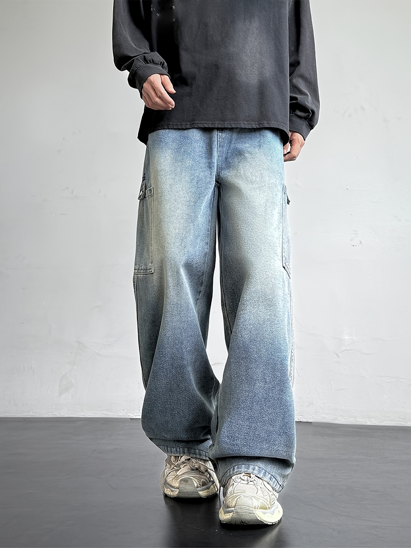 jeanasis 【eL+1】 Loose Wide Denim Pants New] JEANASIS 【eL】Loose Wide Denim Pants jeanasis 【eL+1