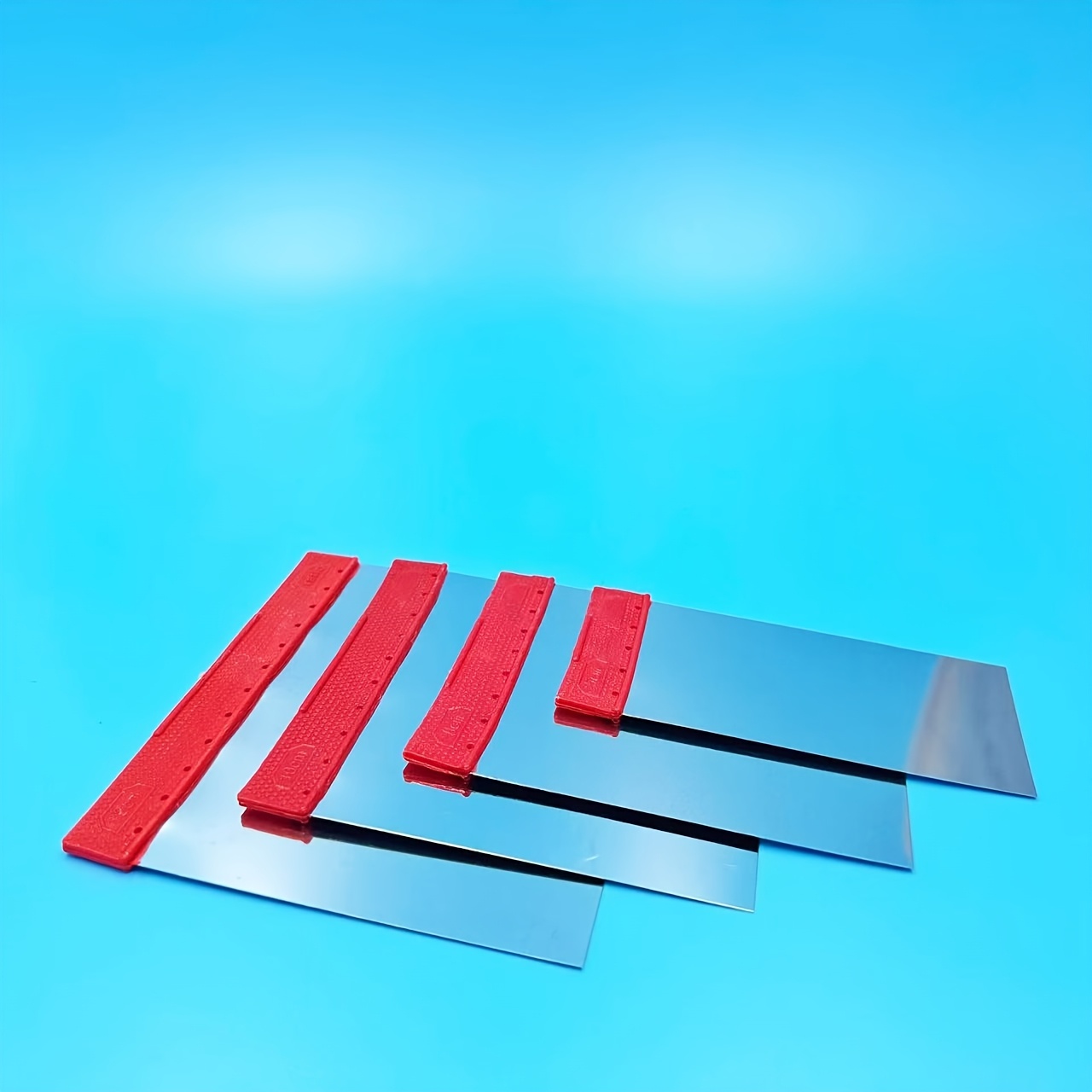 Stainless Steel Scraper Four-piece Set Putty Scraper Thickened Scraper Wallpaper Plastic Putty Knife